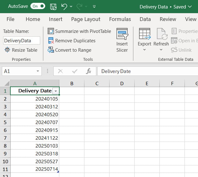 power bi yyyymmdd to date