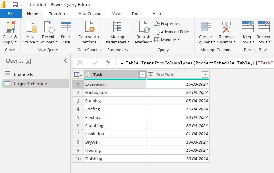 power query advanced editor syntax