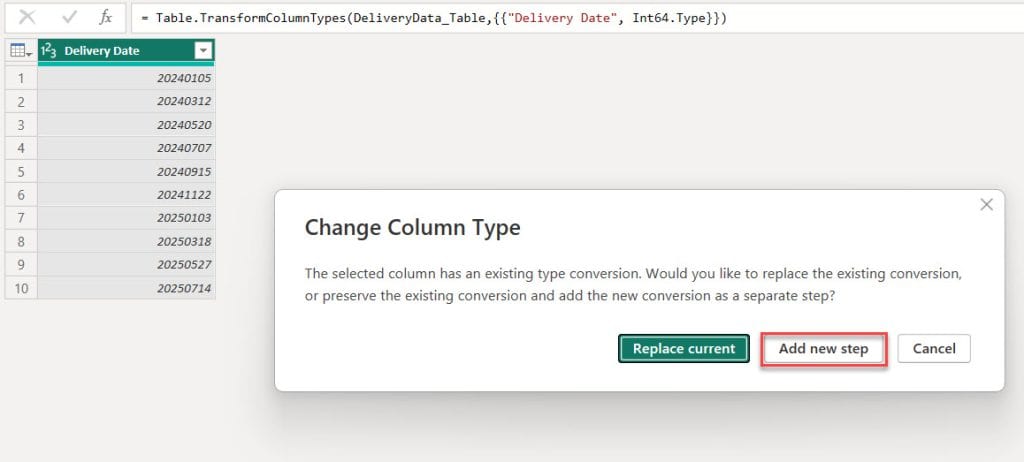 power query format date yyyymmdd
