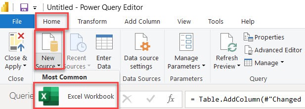 Power query get date from date time