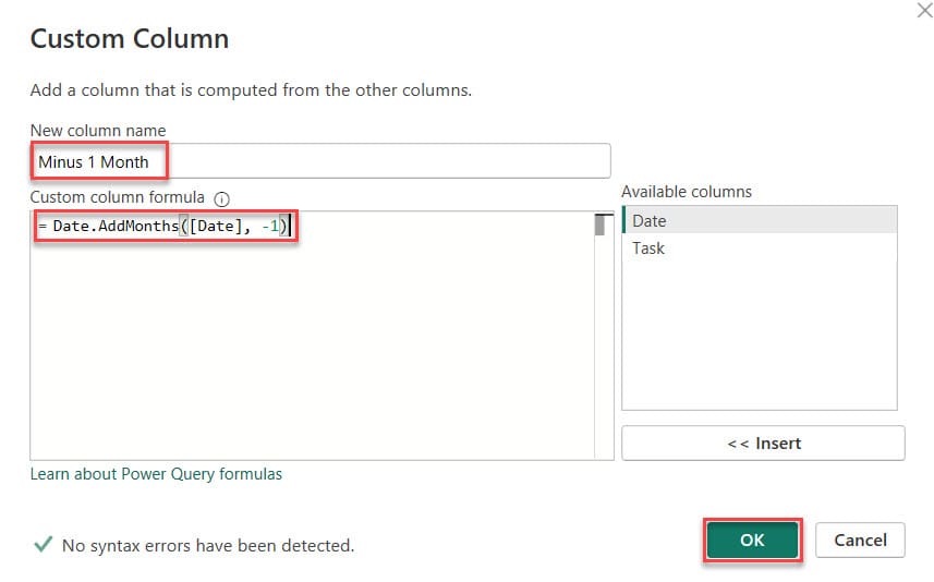 power query greater than date in Power BI