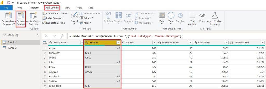 Power query replace null with column value