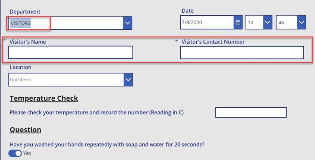 powerapps app if dropdown value equals