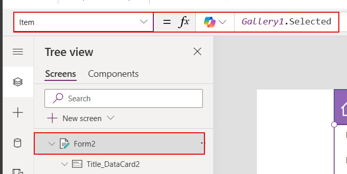 powerapps button pressed