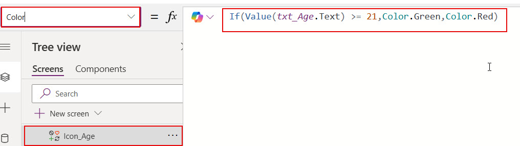 powerapps change icon color based on value powerapps change icon color based on value