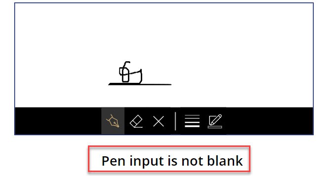 powerapps check if pen input is empty