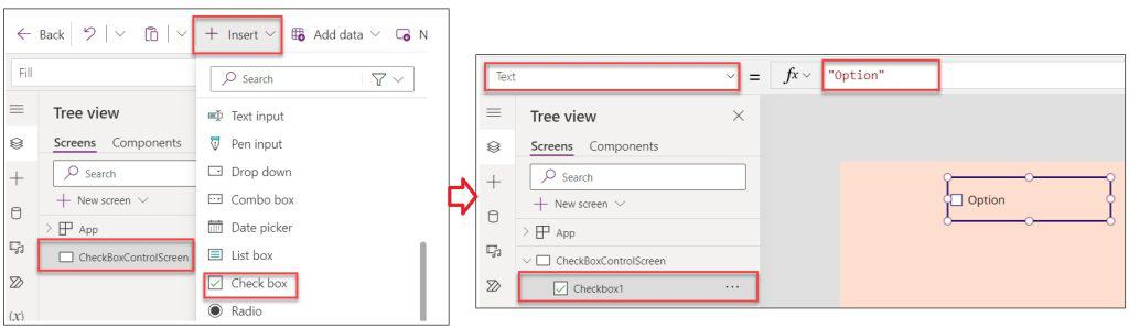 powerapps checkbox