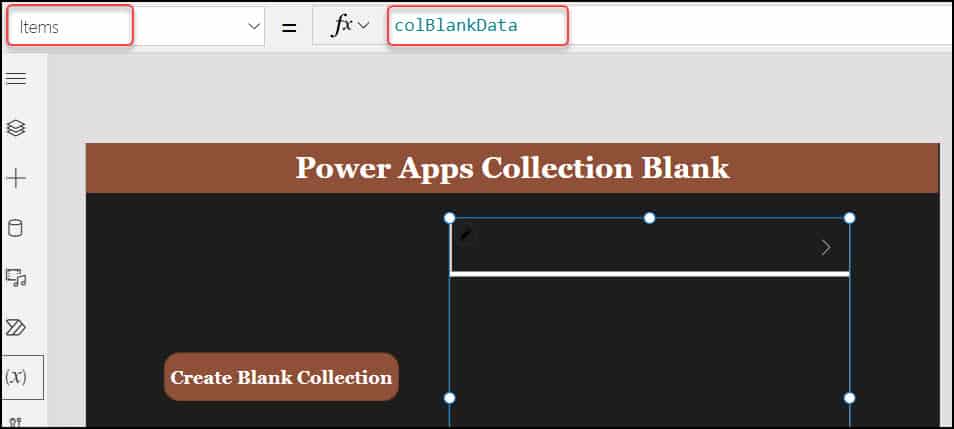 PowerApps Collection Blank PowerApps Collection Blank