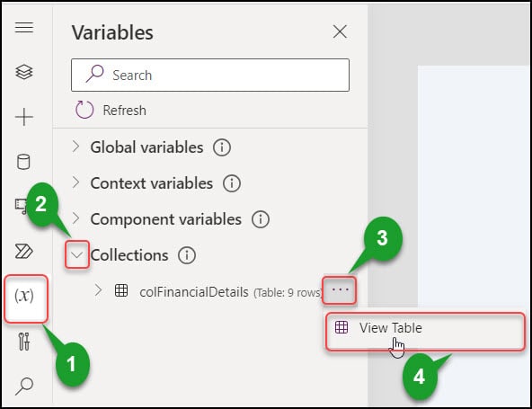 powerapps collection to excel