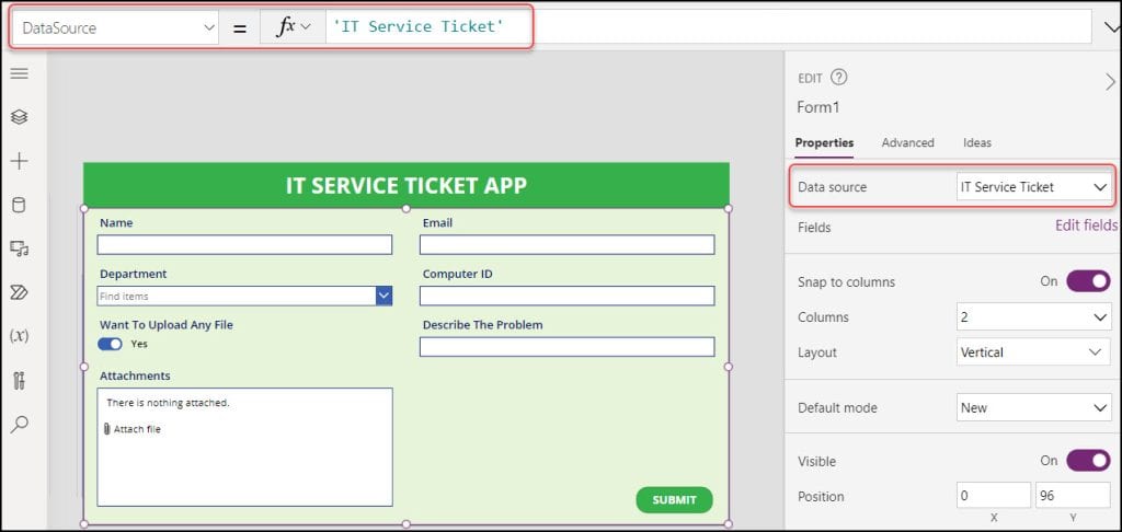 powerapps conditional visibility