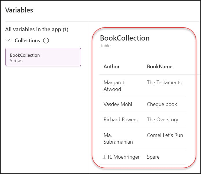 powerapps create collection