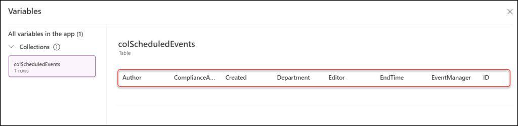 PowerApps Create Empty Collection With SharePoint Columns PowerApps Create Empty Collection With SharePoint Columns