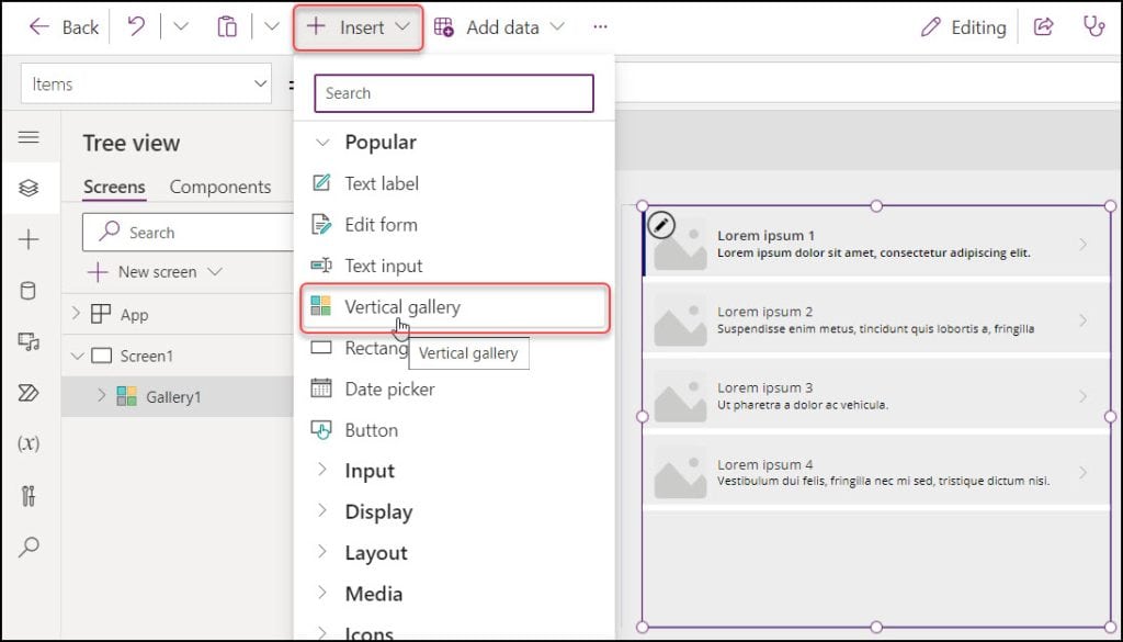 powerapps display image from sharepoint list