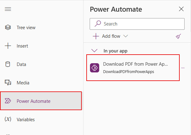 powerapps download function to download pdf file