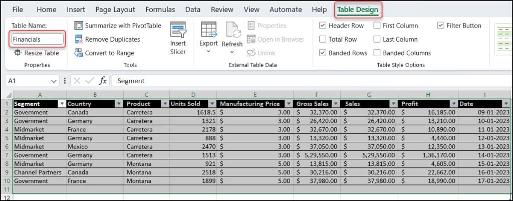 powerapps excel template