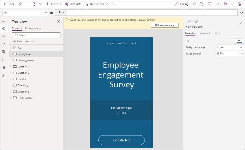 powerapps feedback form