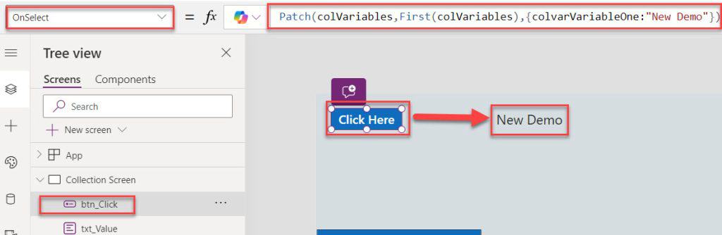 powerapps forall patch