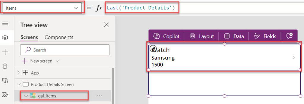 PowerApps Get Last Record in SharePoint List