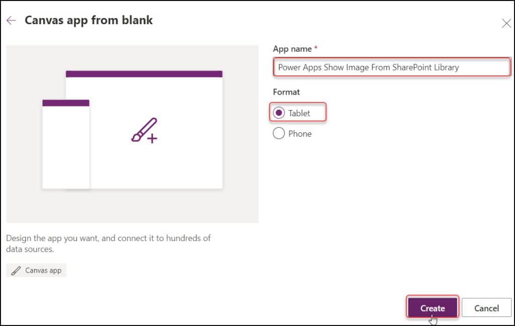 powerapps image from sharepoint list