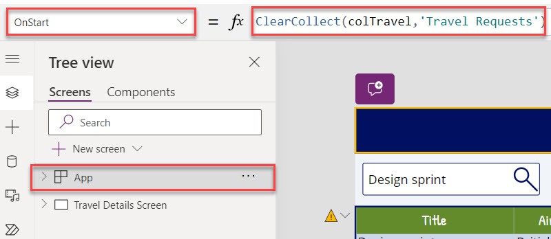 powerapps invalid argument type