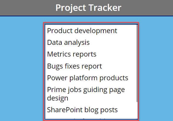 powerapps listbox multiple columns