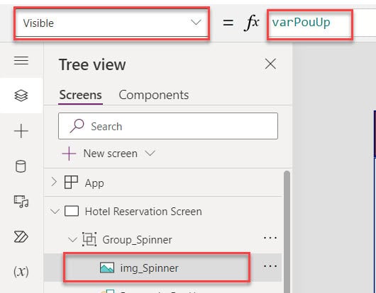 powerapps loading spinner gif