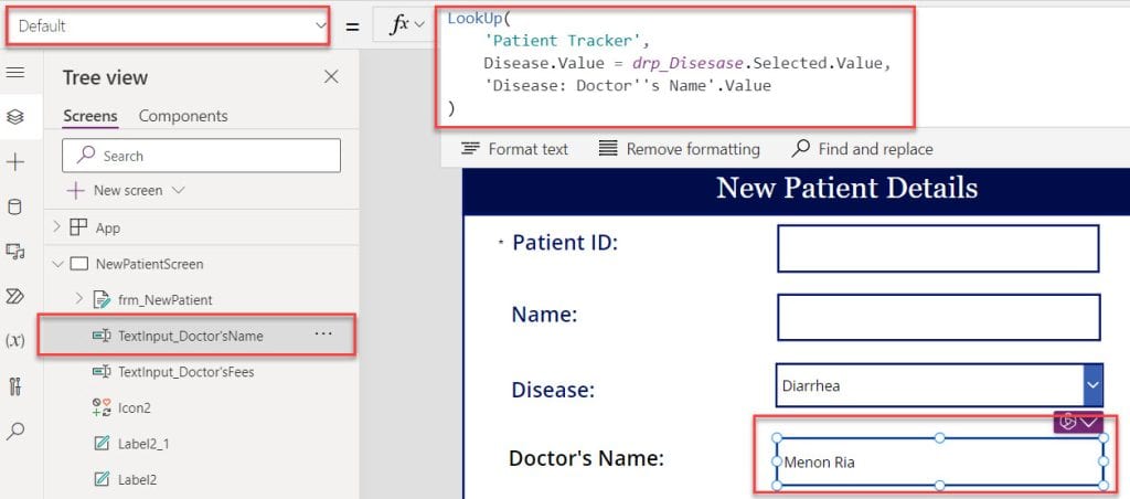 powerapps lookup function sharepoint list