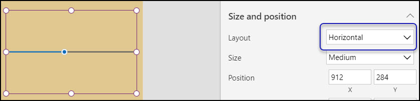 PowerApps Modern Slider Layout