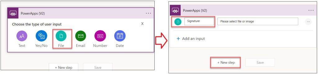 powerapps pen input signature