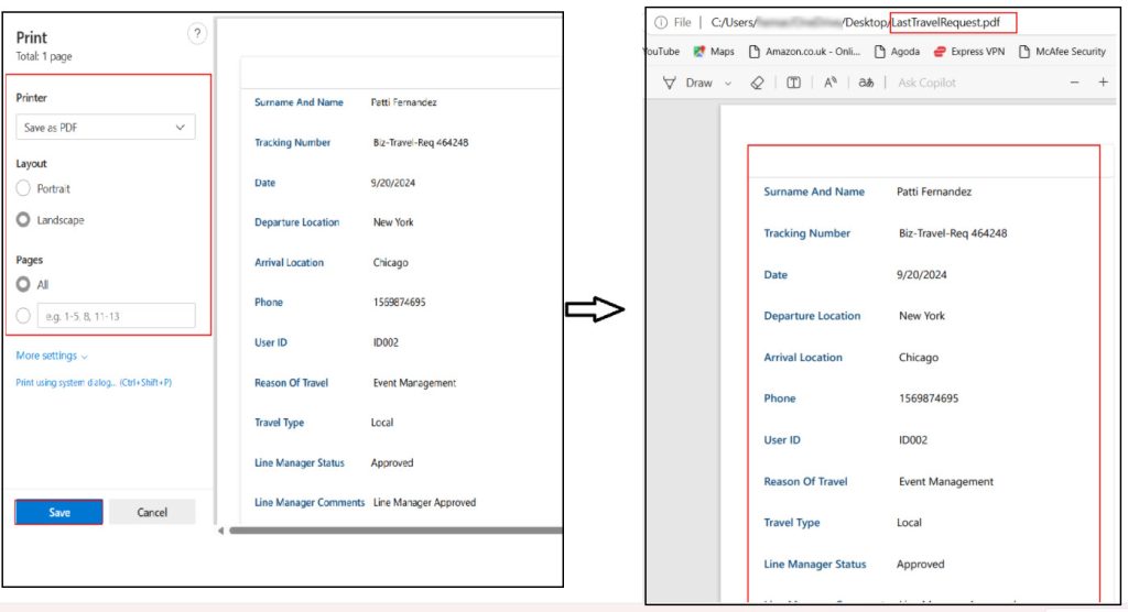 powerapps print function download pdf