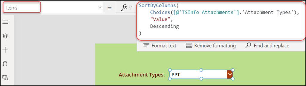 powerapps sort alphabetically dropdown