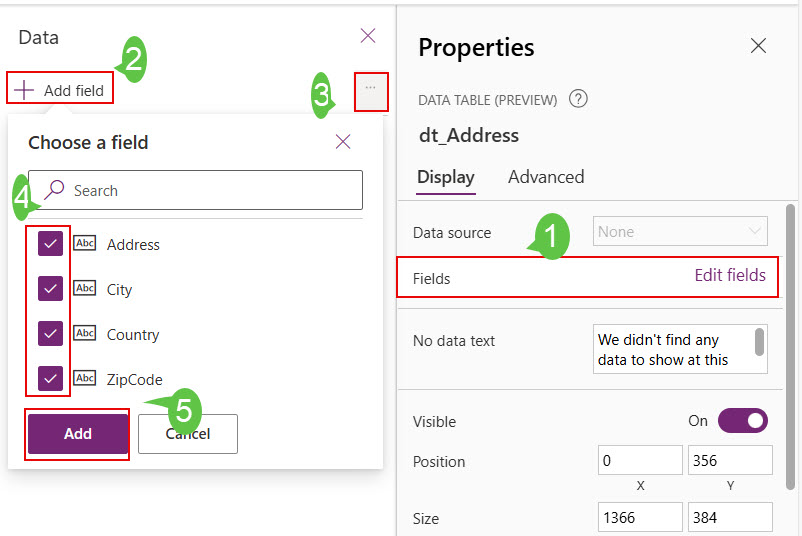 powerapps split string into columns and rows at the same time