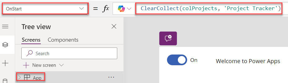 PowerApps Toggle Button Filter