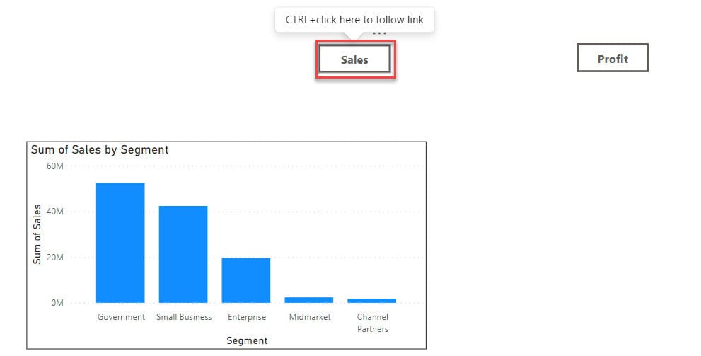 powerbi bookmark