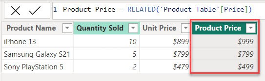 PowerBI Compare two columns in different tables