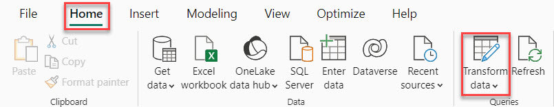 powerquery create table