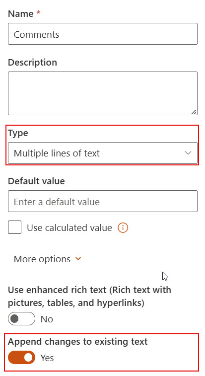 powershell script to enable append comments on sharepoint list