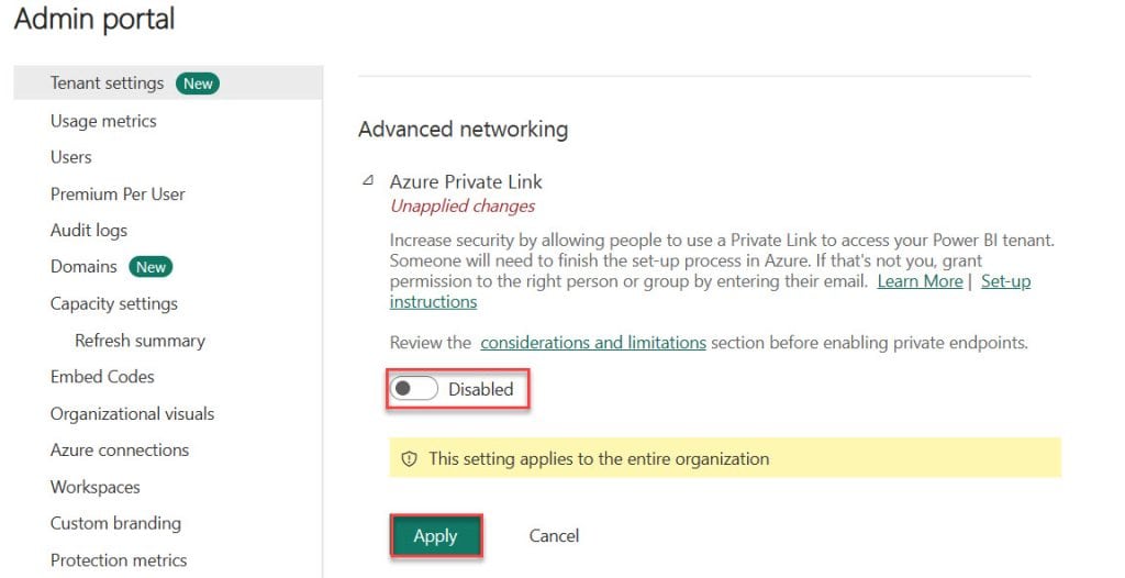 publish to web not available power bi 