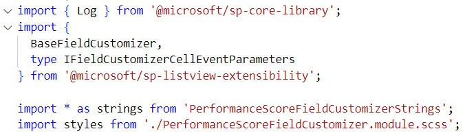 Register SPFx Field Customizers