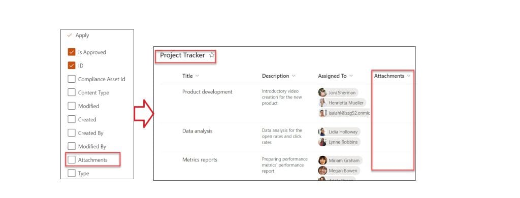 remove attachments from sharepoint list