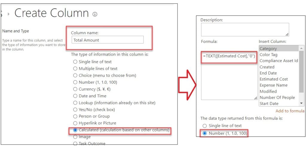 Remove Thousand Separator in SharePoint Online Using Calculated Column