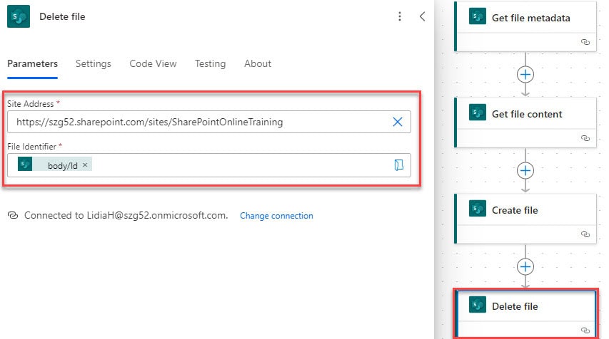 Rename a SharePointfile with new name Power Automate 