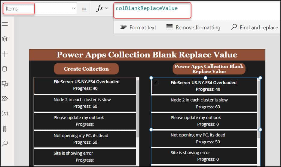Replace Cells In A Collection With Blank Values Replace Cells In A PowerApps Collection With Blank Values