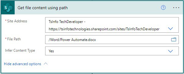 Power Automate replace text in a Word document