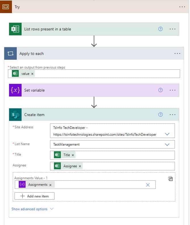  scope error handling in power automate