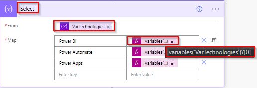 bad request in power automate