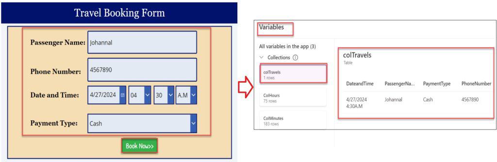 selecteddate powerapps