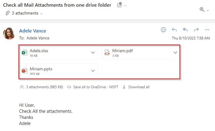 Power Automate send email with multiple attachments from OneDrive