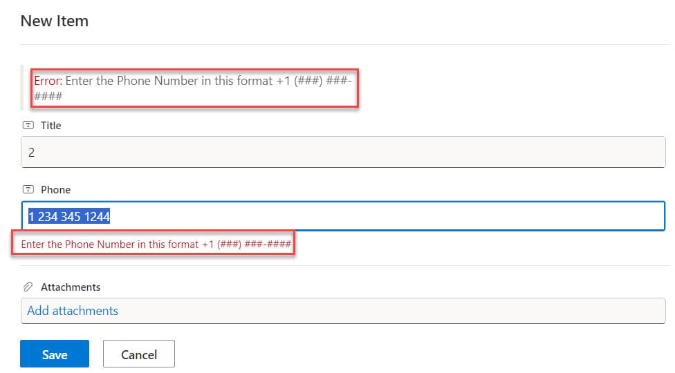 sharepoint column validation examples