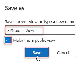 SharePoint create list view